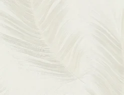 Vliestapete Federn Beige