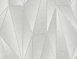 Vliestapete Grafik Metallic Grau