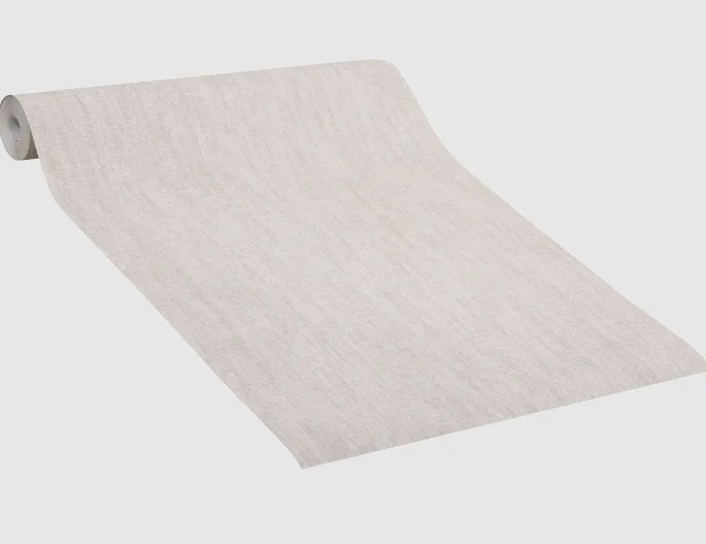 Vliestapete Uni Beige