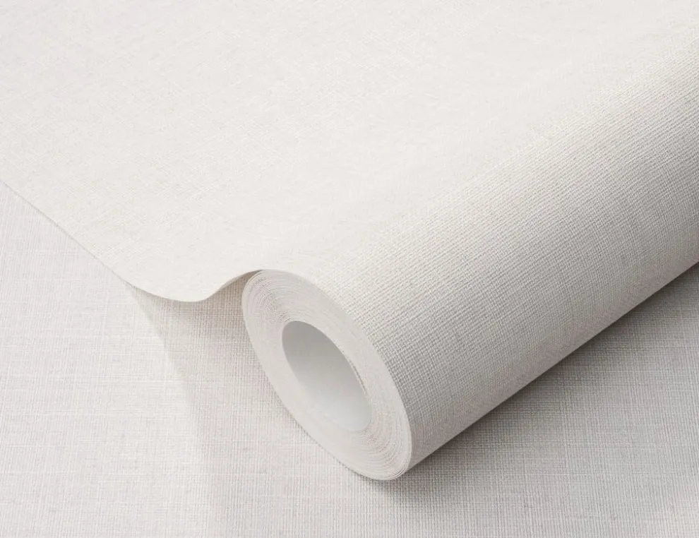 Vliestapete Uni Beige meliert
