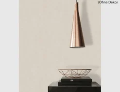 Vliestapete Uni Feinstruktur Beige