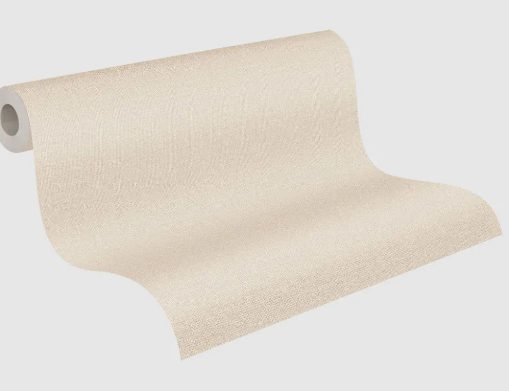 Vliestapete Uni Hellbeige