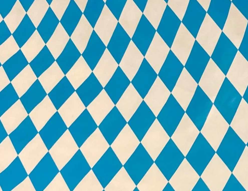 Wachstuch Bayernraute Blau