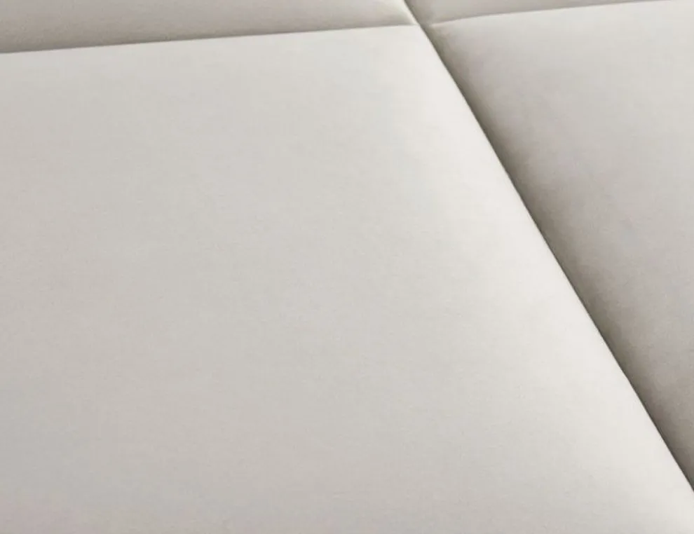Wandkissen Samt Cappuccino 60x30 cm