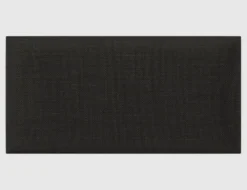 Wandkissen Schwarz Grobstruktur 60x30cm