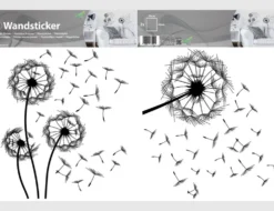 Wandtattoo Pusteblume 2