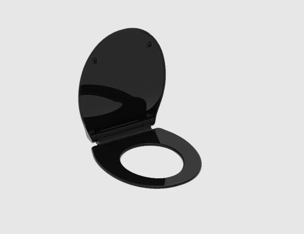 WC-Sitz Slim Black