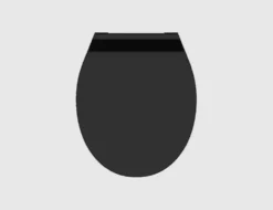 WC-Sitz Slim Black