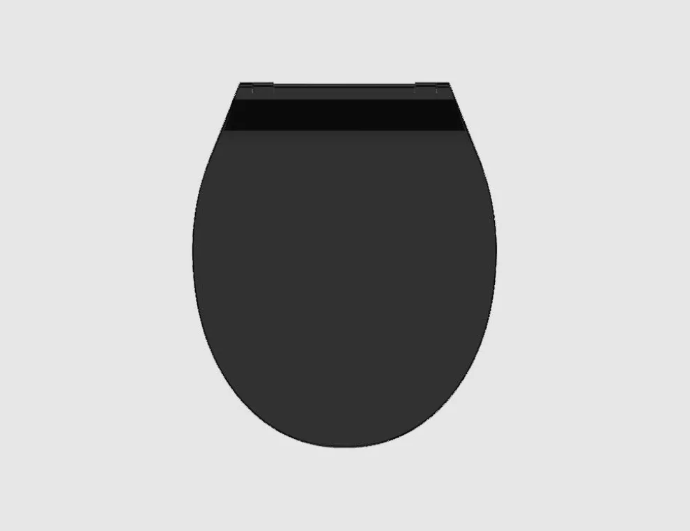 WC-Sitz Slim Black