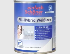 Weißlack glänzend