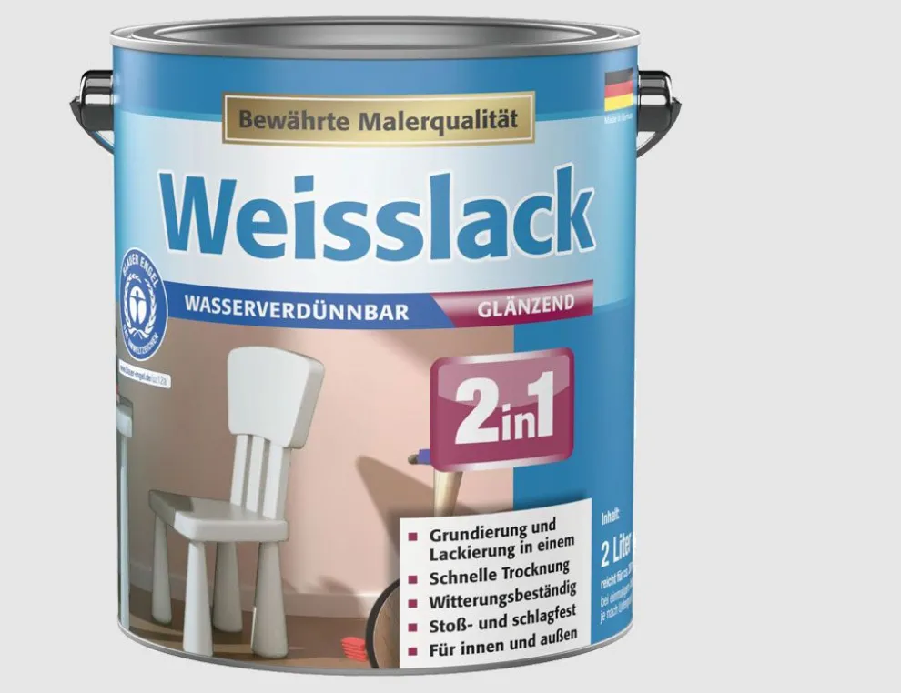 Weißlack 2in1 Glänzend