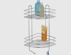 WENKO Exclusiv Eckregal chrom