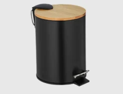 Wenko Kosmetikeimer Schwarz 3l