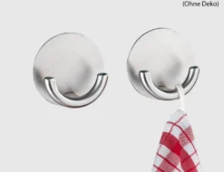 WENKO Wandhaken Rondo silber