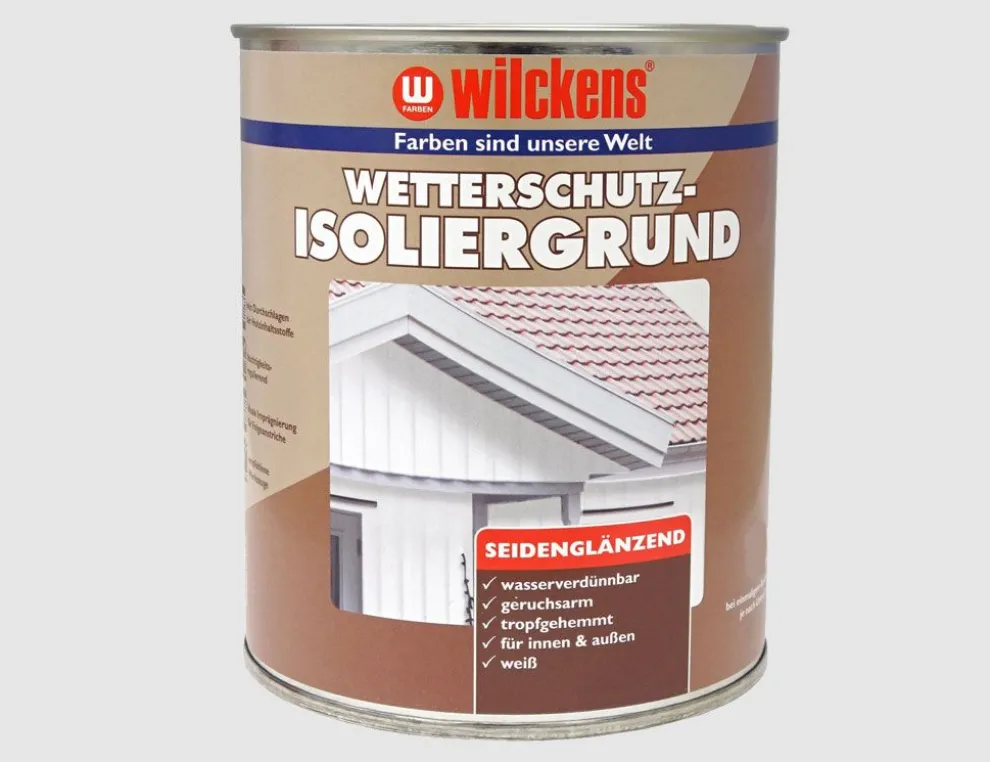 Wetterschutz Isolierung Weiß